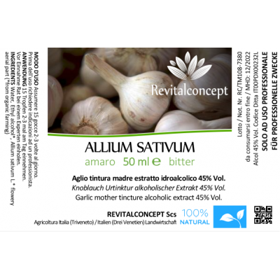 ALLIUM SATIVUM tincture | Garlic ayurvedic adaptogen mother tincture as natural medicine drops or spray