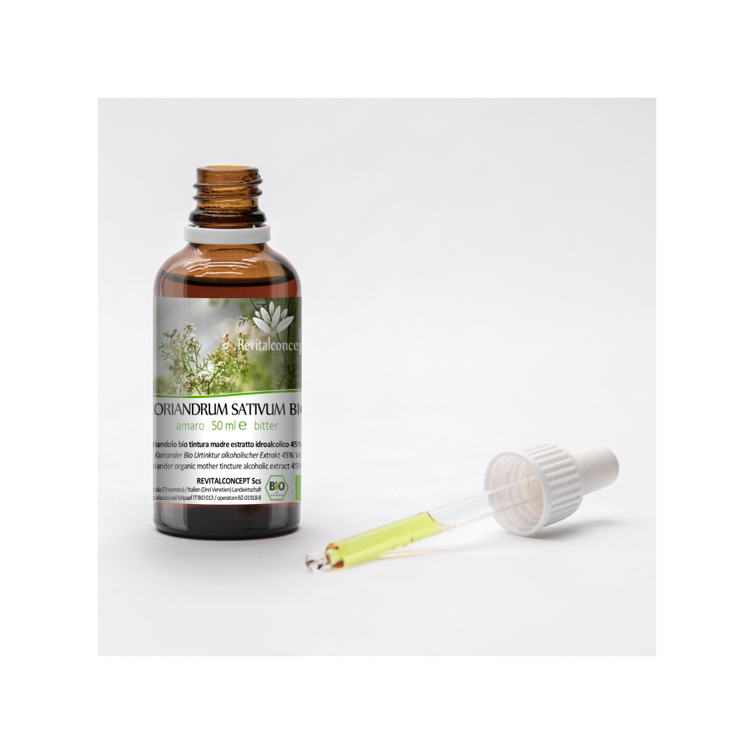 Coriander organic ayurvedic mother tincture drops or spray | CORIANDRUM SATIVUM BIO