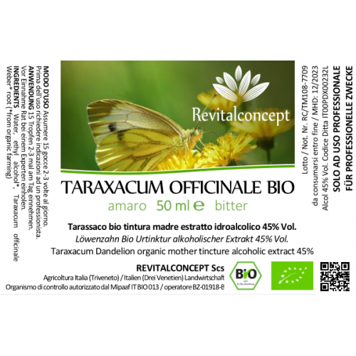 TARAXACUM OFFICINALE tintura | Tarassaco bio...
