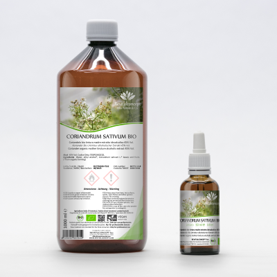Coriander organic ayurvedic mother tincture drops or spray Capacity-50 ml pipette