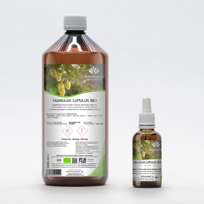HUMULUS LUPULUS tintura | Luppolo bio tintura madre per fitoterapia gocce o spray