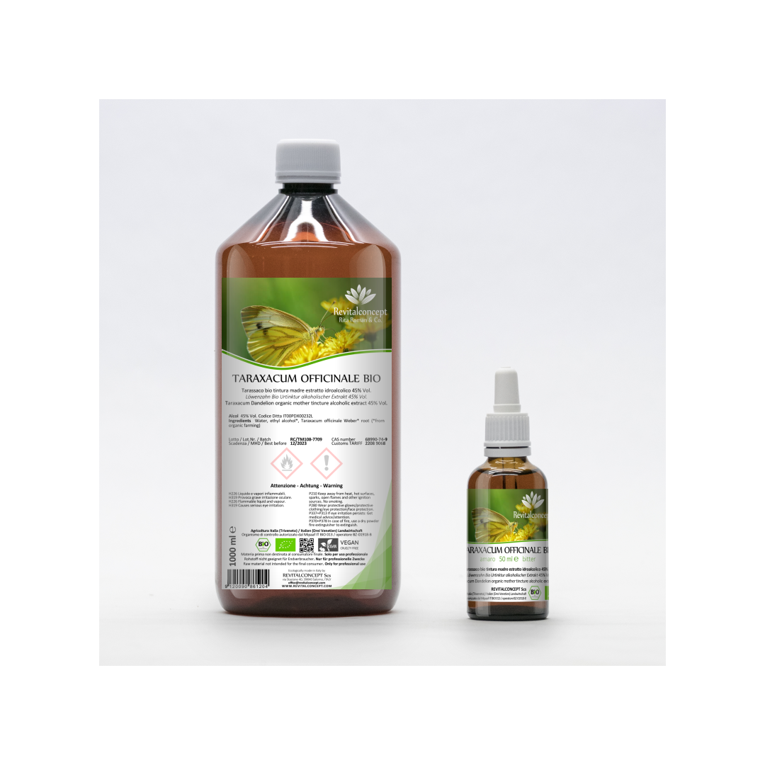 Dandelion organic mother tincture drops or spray | TARAXACUM OFFICINALE BIO