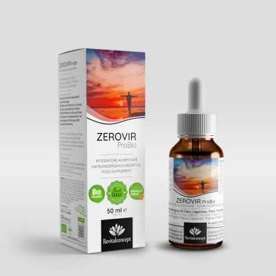 ZEROVIR ProBio Tropfen o. Spray mit Zistrose, Lakritze, Thymian, Propolis, Eukalyptus
 Füllmenge-50 ml Pipette