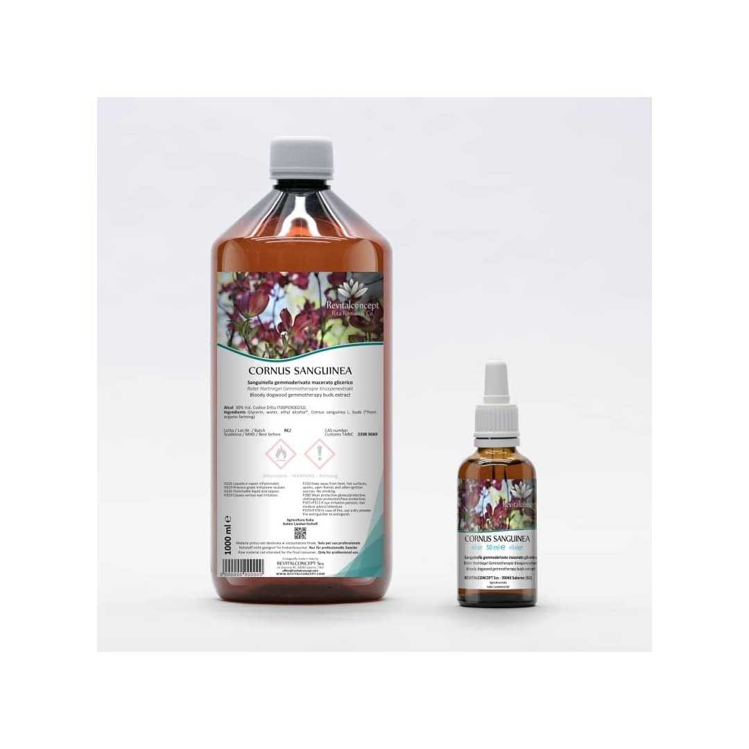 Bloody dogwood gemmotherapy buds extract according Dr. Pol Henry
