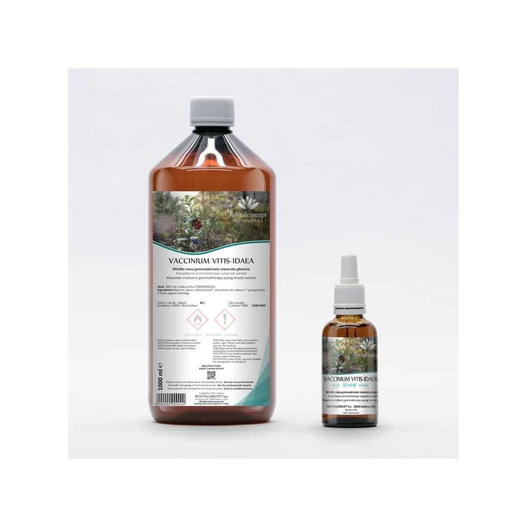 Mountain cranberry gemmotherapy young shoots extract according Dr. Pol Henry