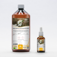European hawthorn organic gemmotherapy young shoots extract drops / spray