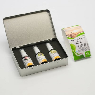 SUMMER TIME Gemmo Bundle | Selected buds extracts for energetic summer vacation with books of specialist Peter Emmrich