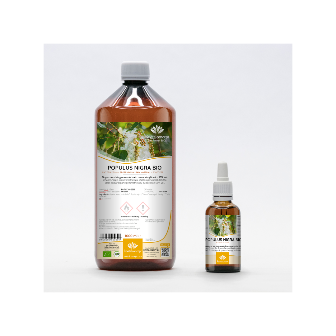 Black Poplar organic gemmotherapy buds extract drops or spray | POPULUS NIGRA BIO